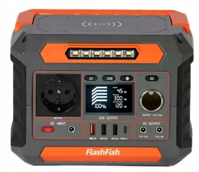 PRZENOŚNY Stacja Zasilania Flashfish P66 288Wh 260W Marka bez marki