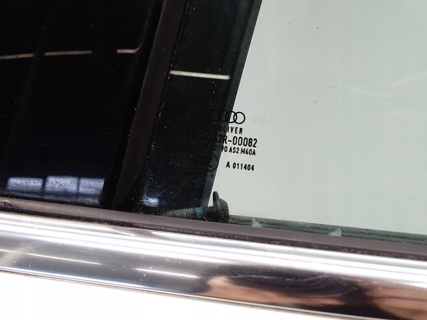 door left rear part left rear. window handle AUDI A6 C7 sedan LY9C