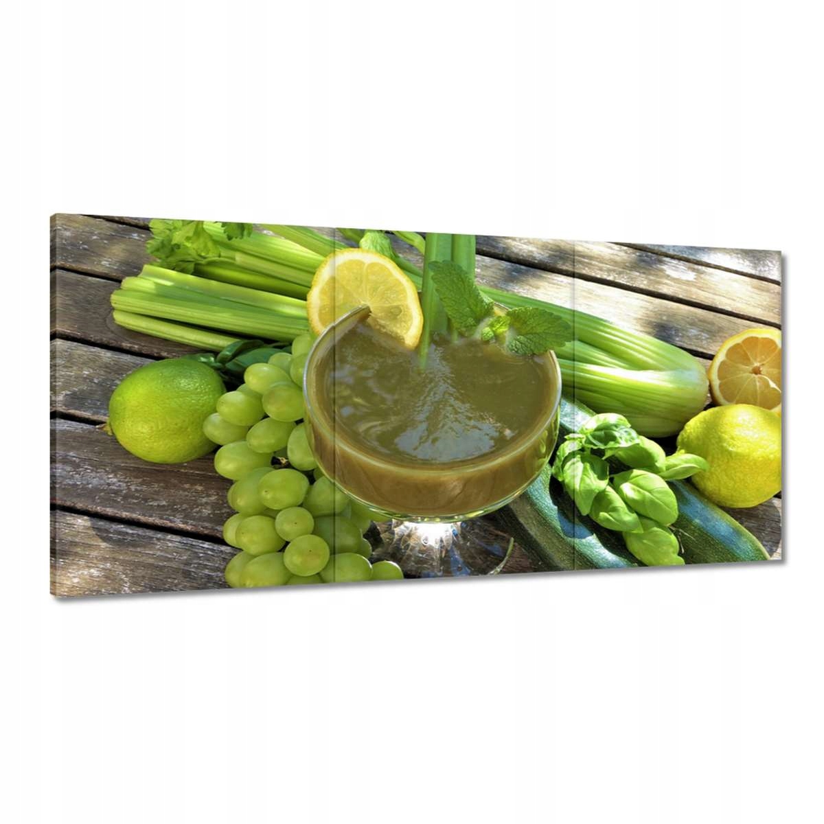 Obrazy 180x90 Zelená ovocná pena