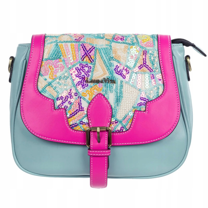 Laura Vita Doly 01- Fushia 0007006 dámská kabelka s originálními vzory