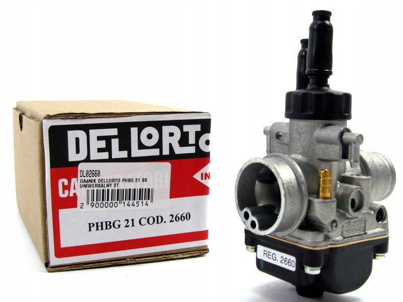 

Gaźnik Dellorto Phbg 21 ręczne ssanie AM6 70 80