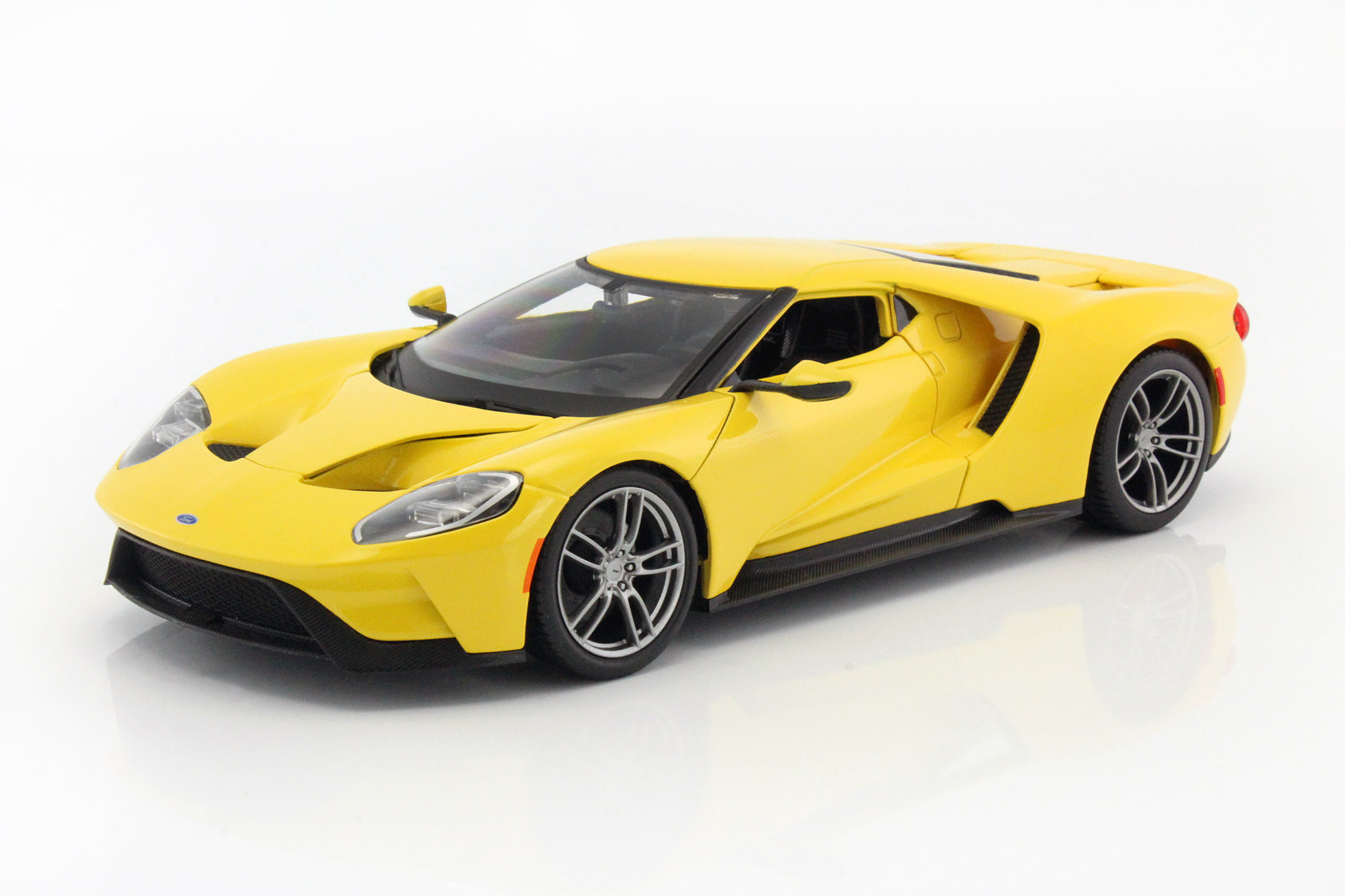 Ford Gt Hardtop 2017 Žlutý Maisto 1:18 Sběratelský Model Auta 31384