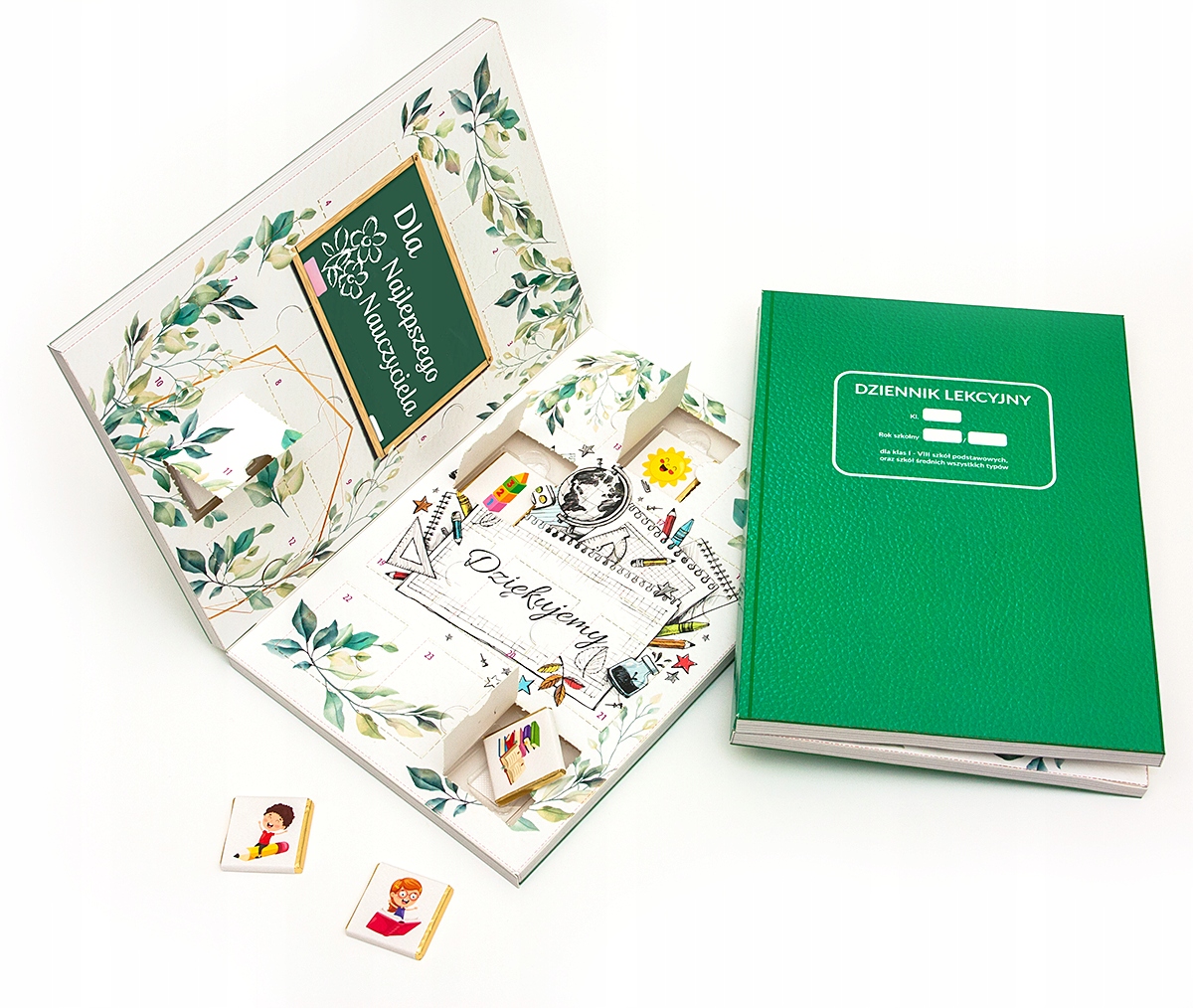 Levně Bonboniéra s čokoládkami, učitel, konec roku, prázdniny