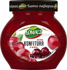 Łowicz Zavařenina Extra Z Višní se sníženým obsahem cukrů 240 g