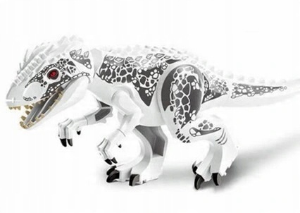 

Dinozaur Karnotaur figurka klocki 28cm Biały