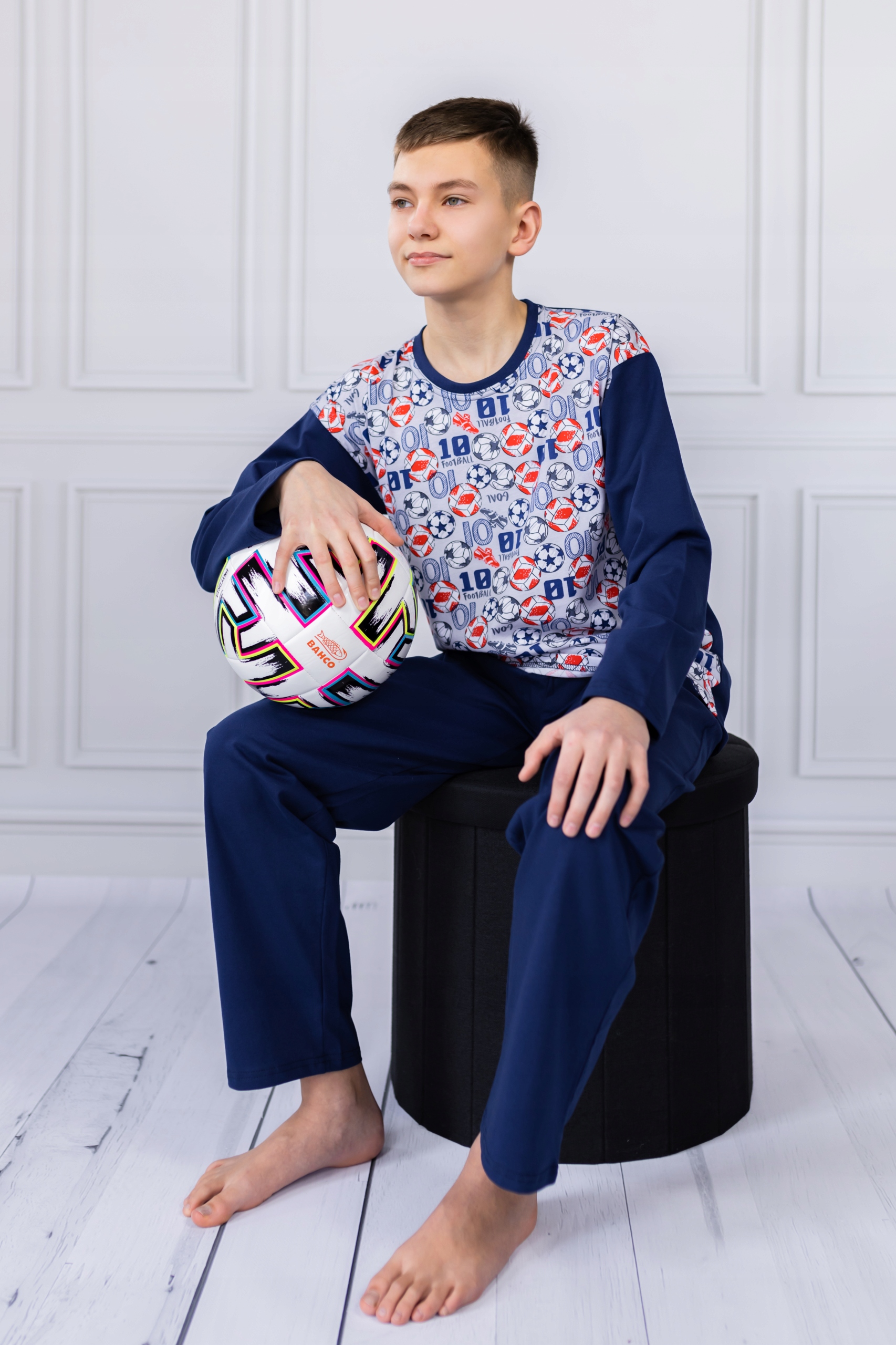 

Długa Piżama Chłopięca Kuba Piłki 164