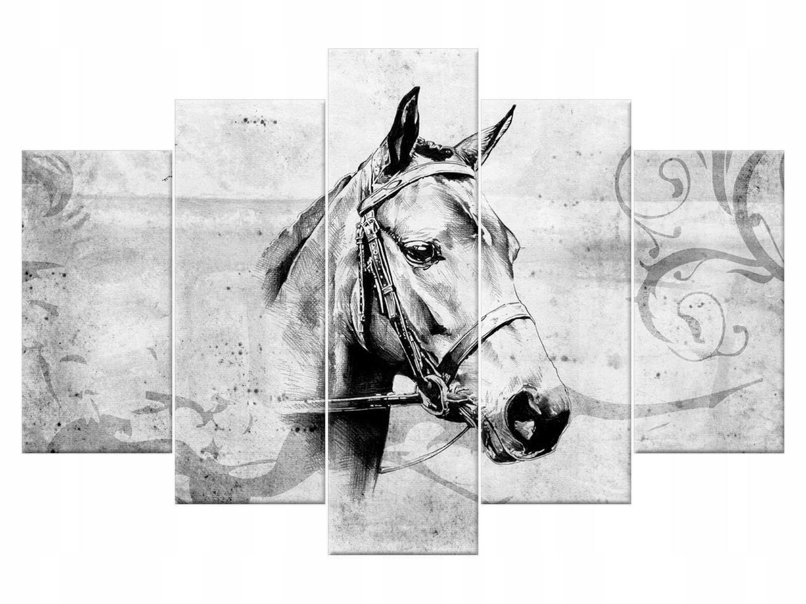 

Obraz Abstrakcje Koń 150x100 głowa konia salon