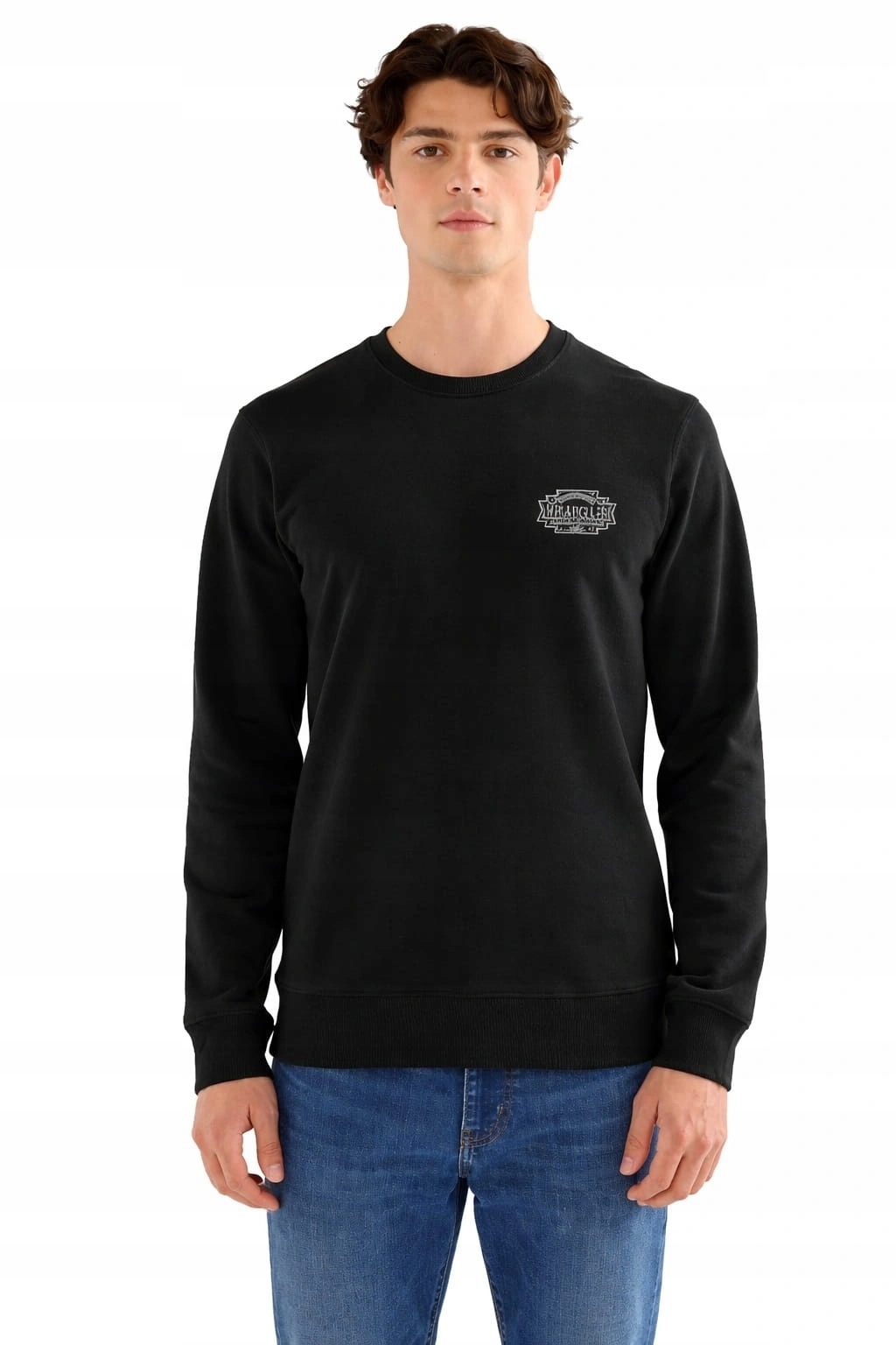Pánská mikina Wrangler Americana Crew Black 112378988 M