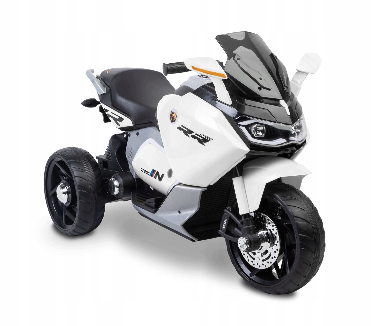Elektryczny Motocykl Pojazd Akumulatorowy Nitro Biały White