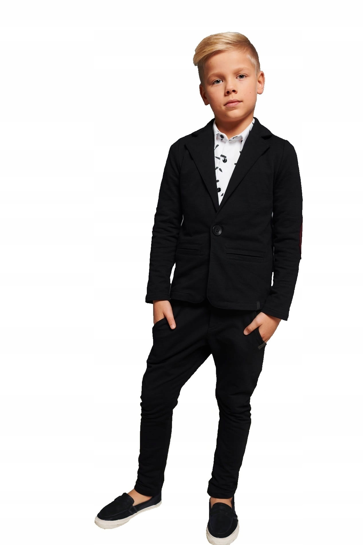 

Spodnie basic czarne All For Kids 116/122