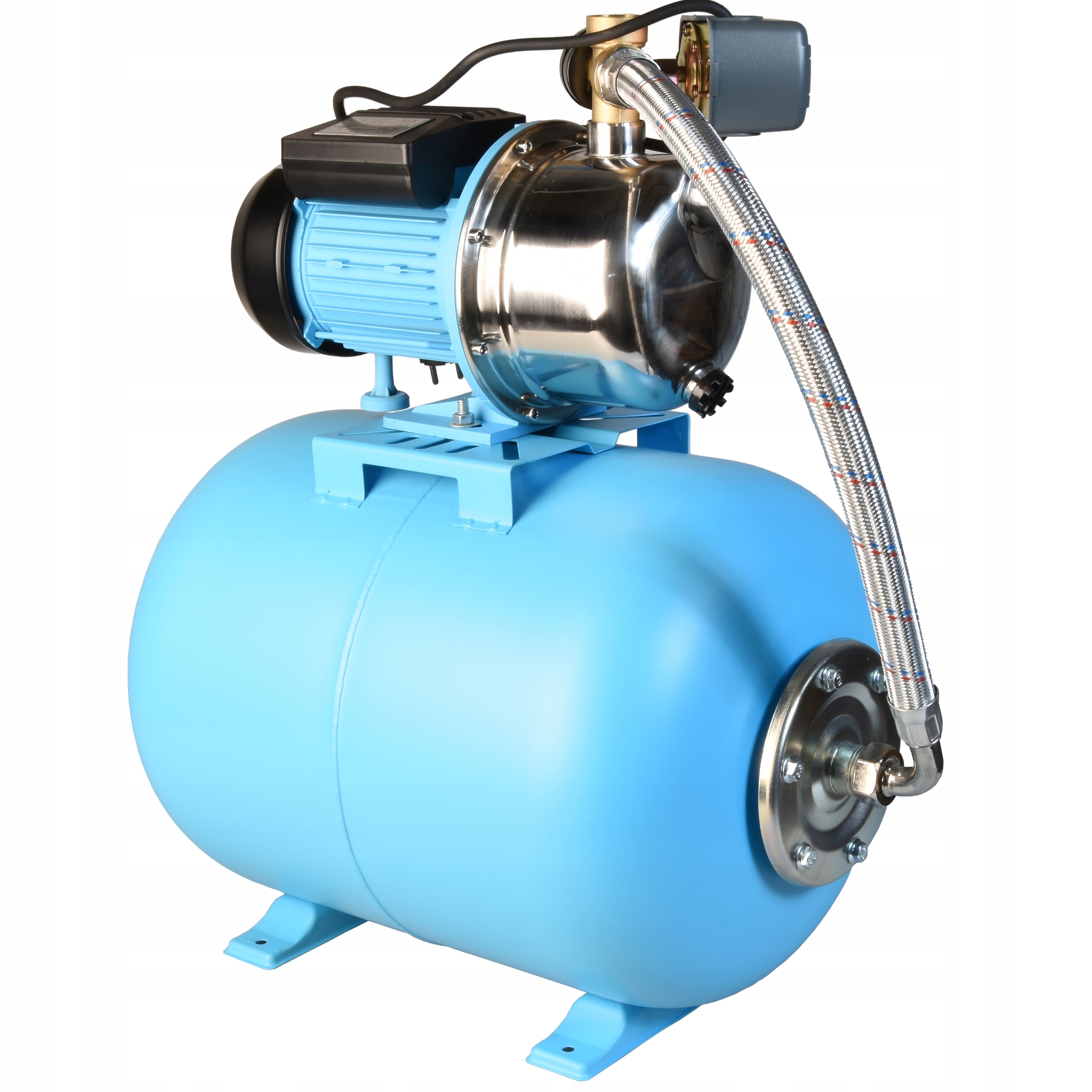 Hydrofor 50 L Nádrž Na Vodu Hydroforová Pumpa Jx 1100 Kompletná Sada