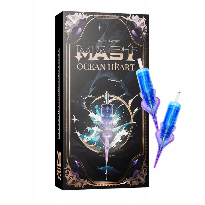 Kartridžová jehla na permanentní make-up Mast Ocean Heart 1001RLT 20 ks