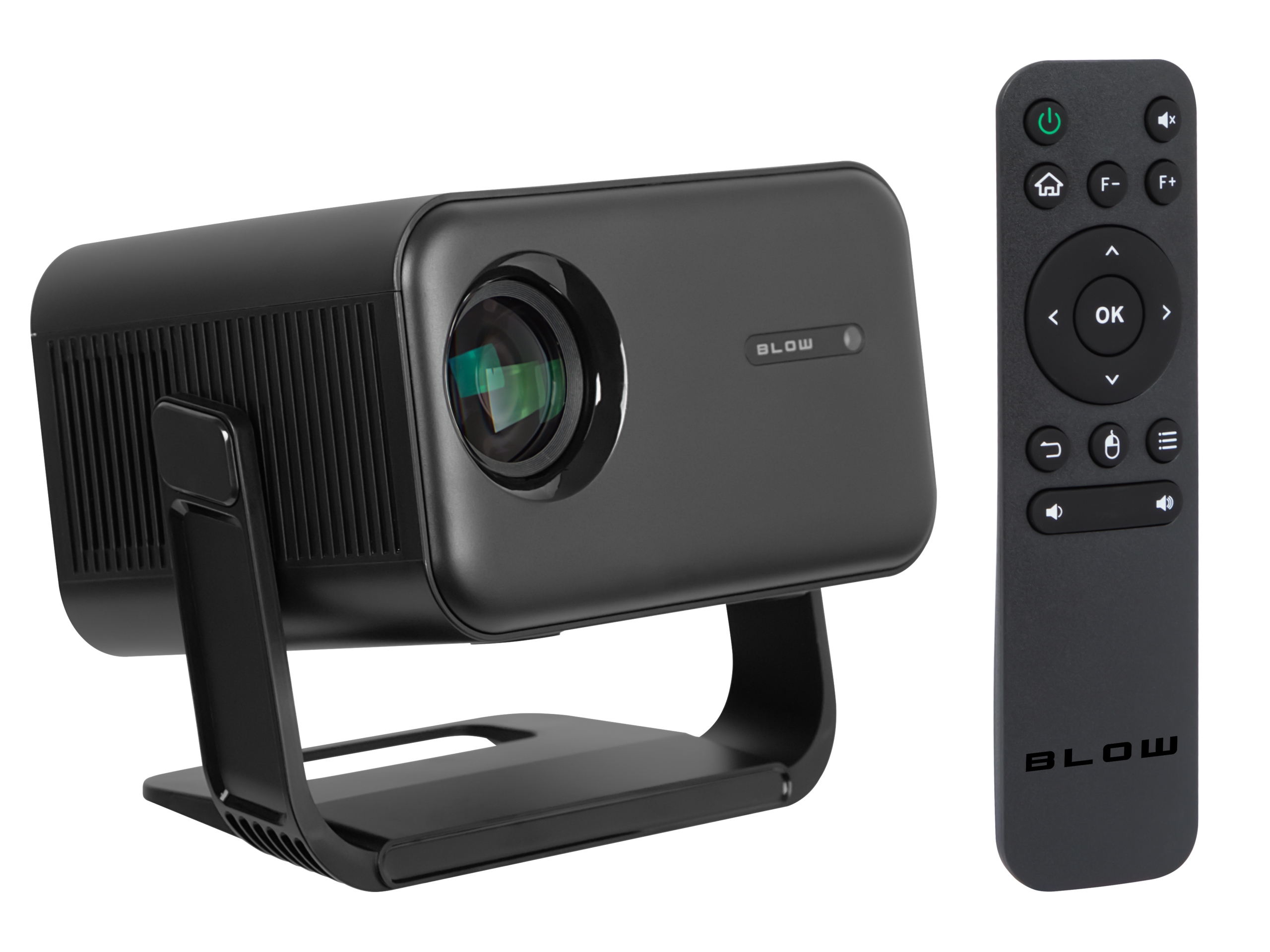 Projektor Rotačný Projektor Hdmi Reproduktor Android Smart Tv Led Wifi Full Hd