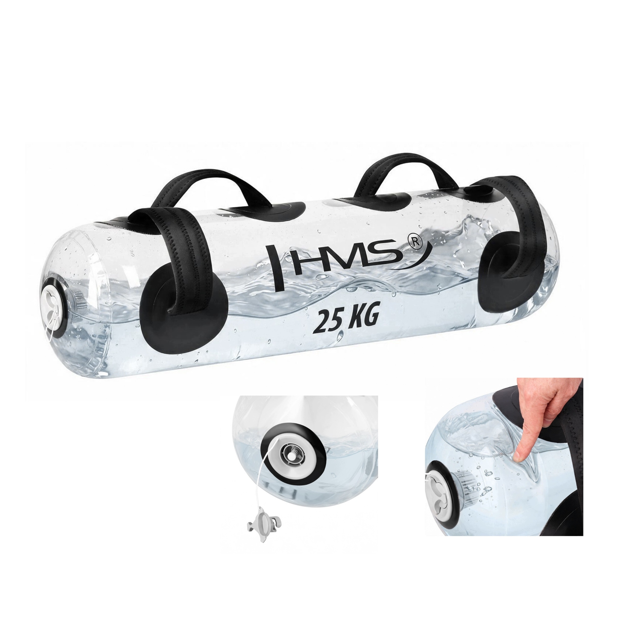 Aqua bag boxovací pytel naplněný vodou pro silové cvičení 25 kg Hms