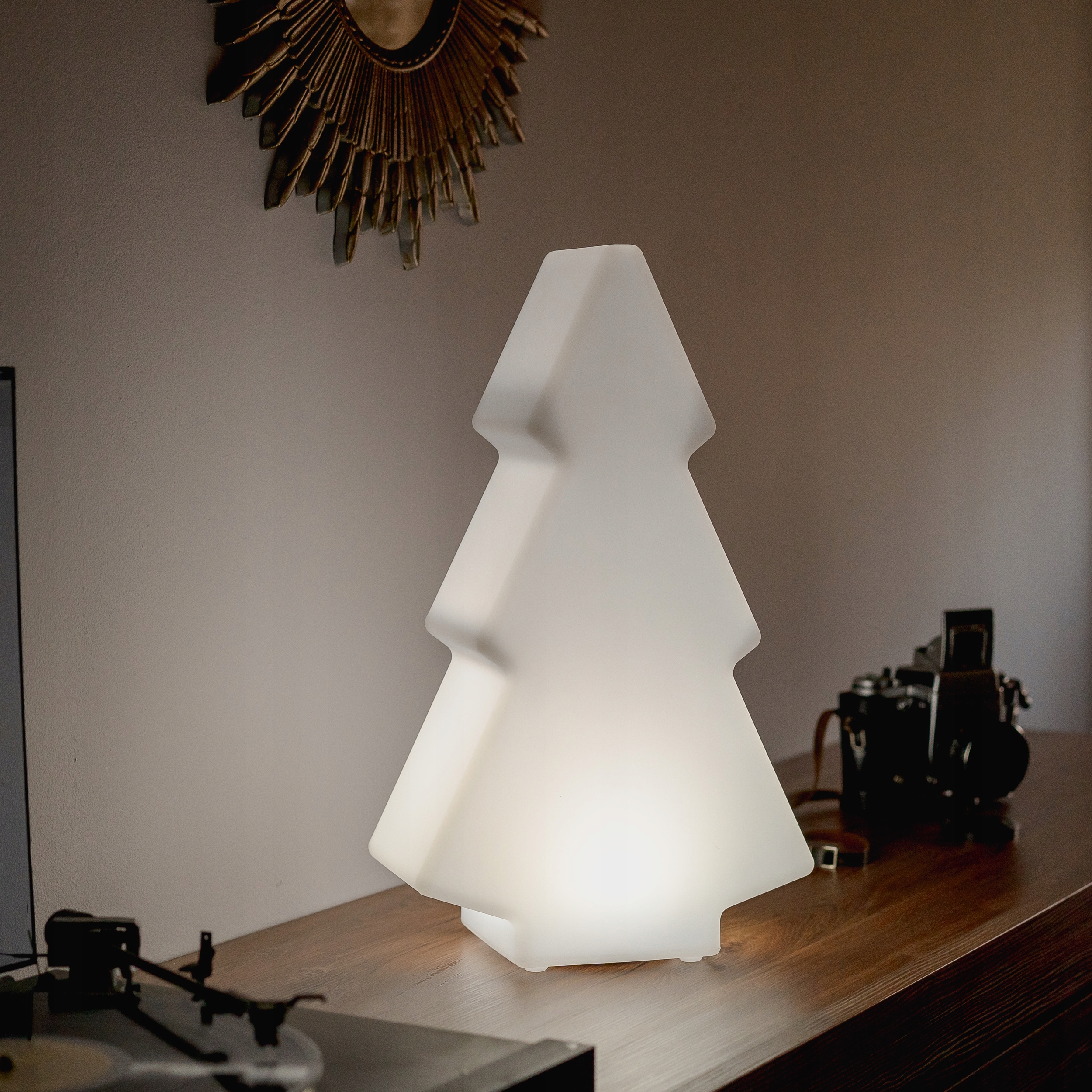 OZDOBA ŚWIĄTECZNA CHOINKA LED BEZPRZEWODOWA ZEWNĘTRZNA 112cm Motyw Choinka