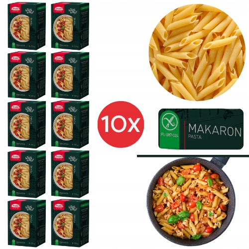 Levně 10x Bezlepkové těstoviny Penne Incola 250 g Trubky bez laktózy, sójová pšenice