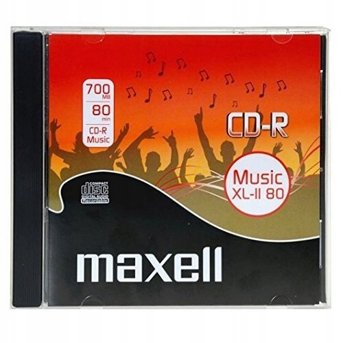 

Płyta Maxell Music XL-II do muzyki Cd-r Audio Jc