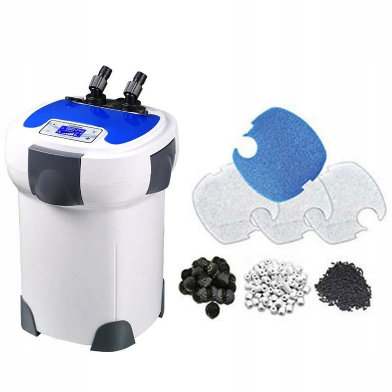 Levně Vnější Kelímkový Filtr Sunsun HW-3000 LCD Uv Pro Akvárium 1200-3000 L/h