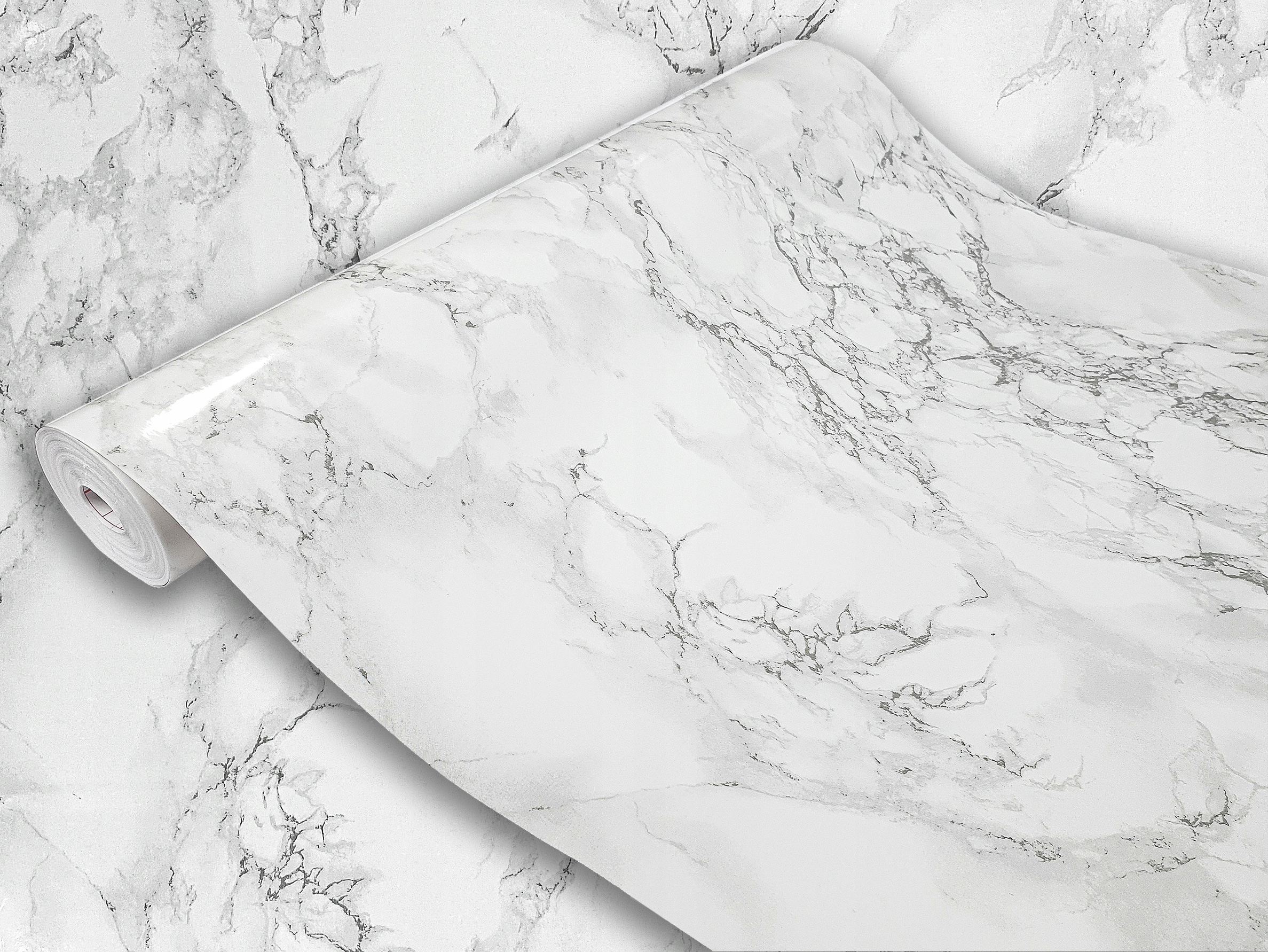 

Okleina Na Szafki Stół Kolor Marmur Szary Naklejka