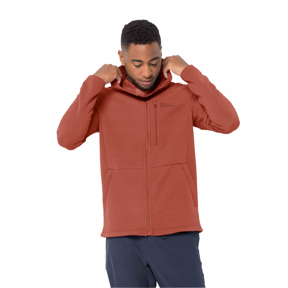 Męska kurtka polarowa Jack Wolfskin z kapturem M
