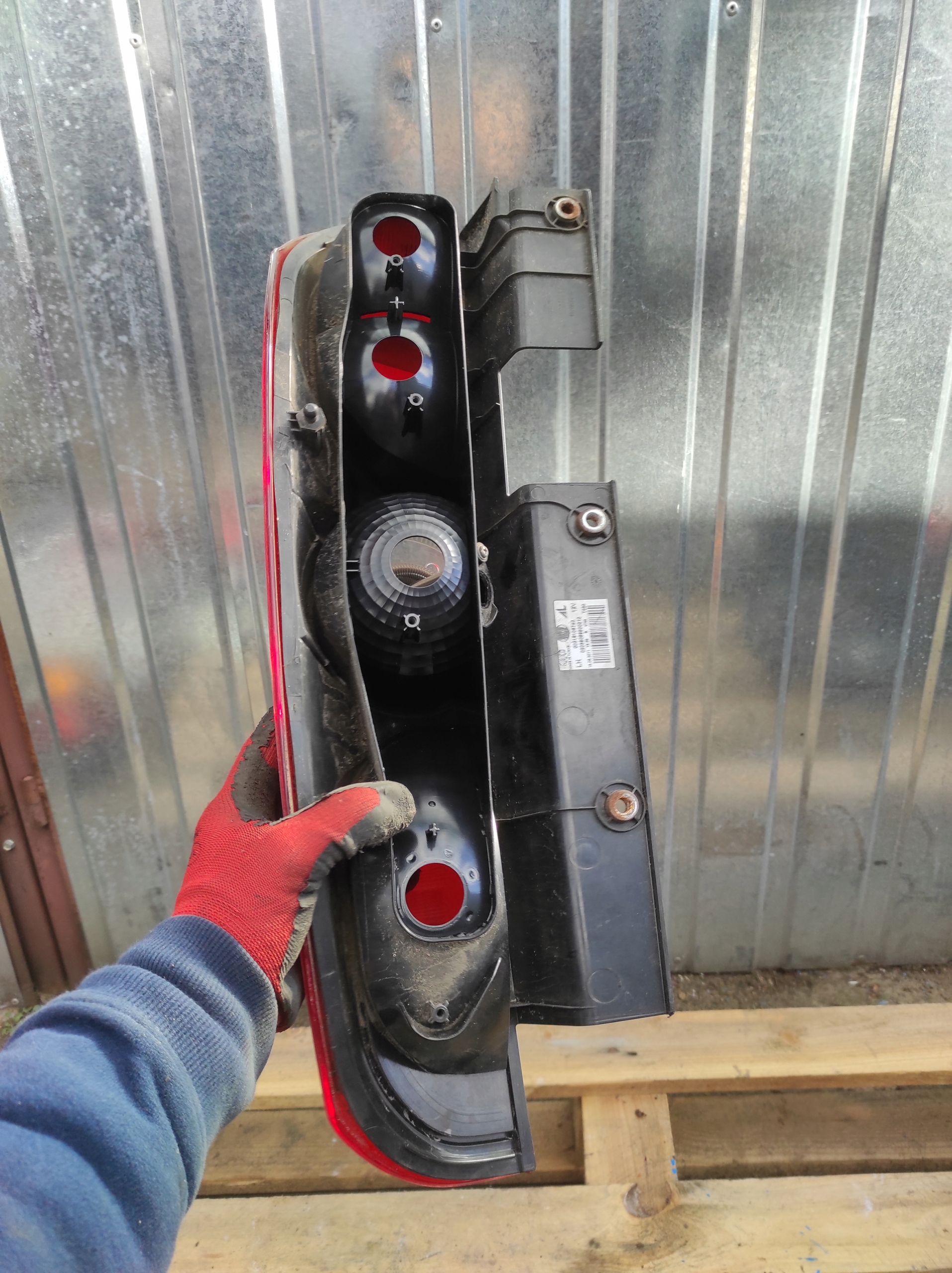 left left rear part light rear FIAT DOBLO II COMBO D 00518106740