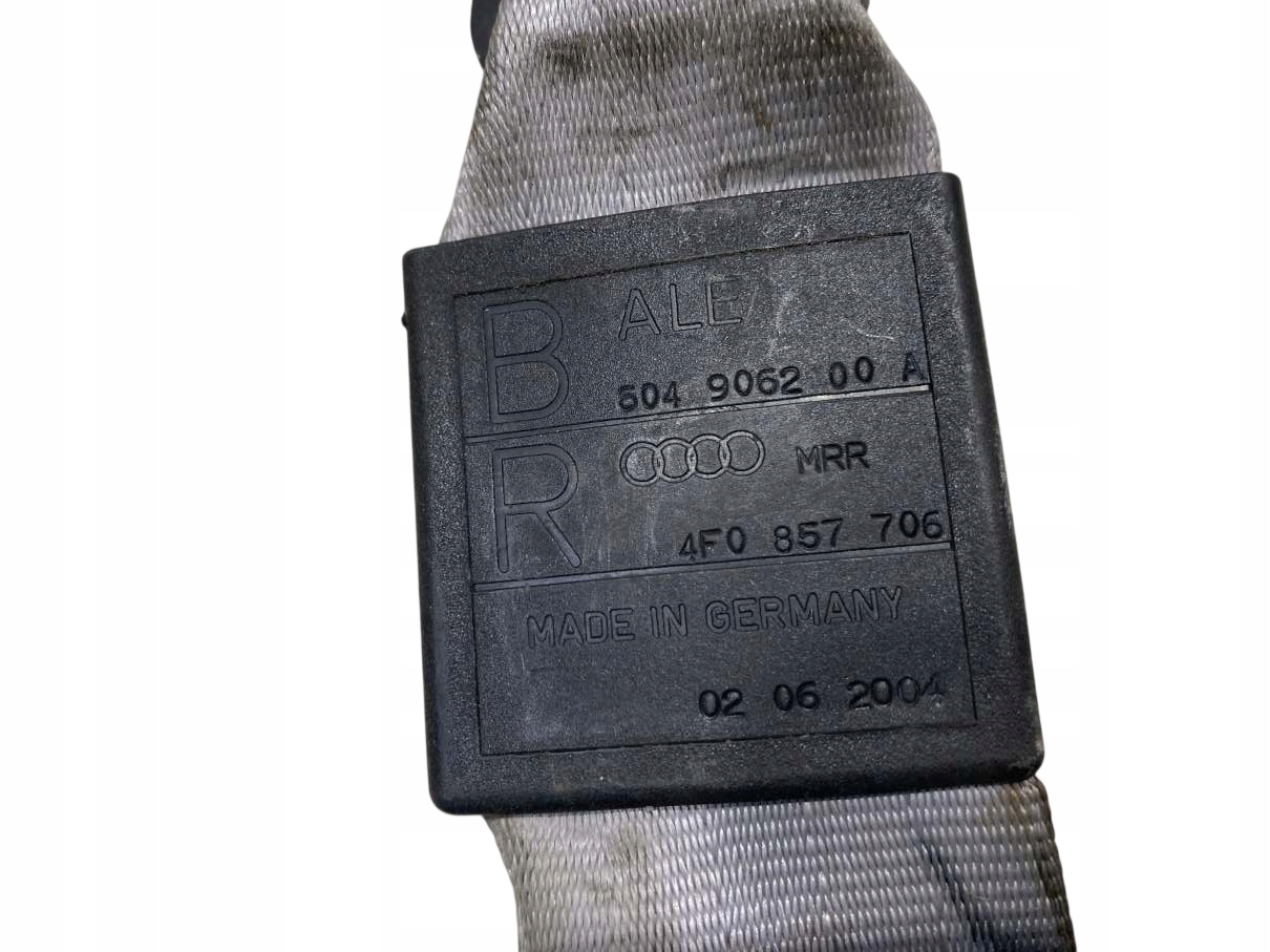 tension belt safety right front AUDI A6 C6 4F0857706