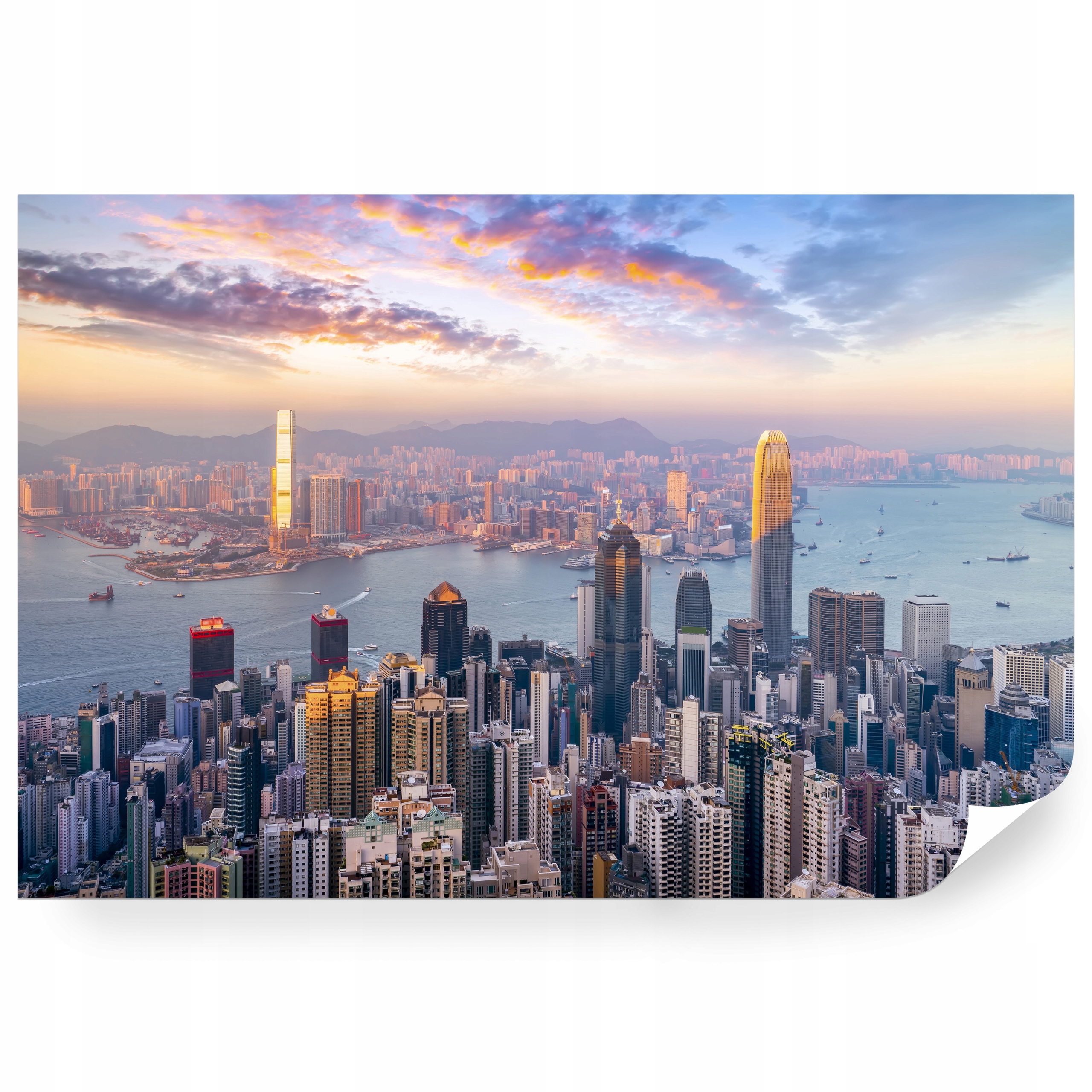 Fototapeta samolepicí Hong Kong Panorama Architektura 416 x 290 cm