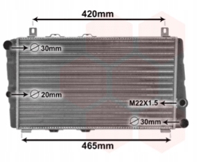 CHŁODNICA SILNIKA SKODA