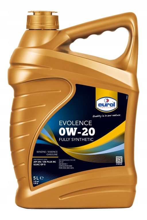 

Olej Eurol Evolence 0W20 5L Ilsac GF-5 Hybryda***