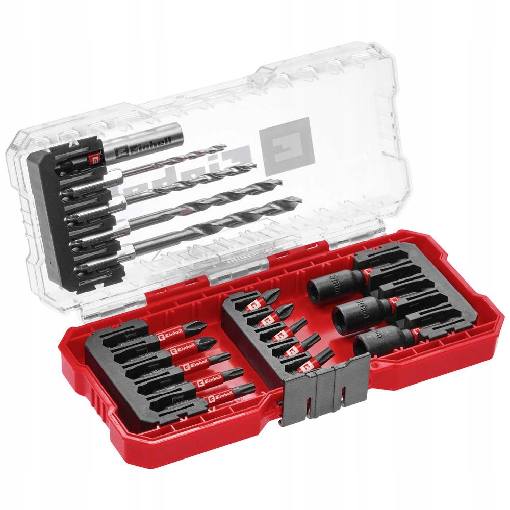 Einhell Sada Bitů A Nástavců 18KS 1/4″ S-case 49108709