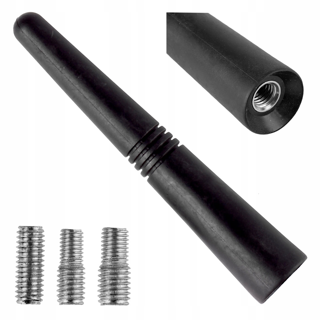 

Maszt anteny 9 cm z 3 adapterami 5/6/7mm ANTM09