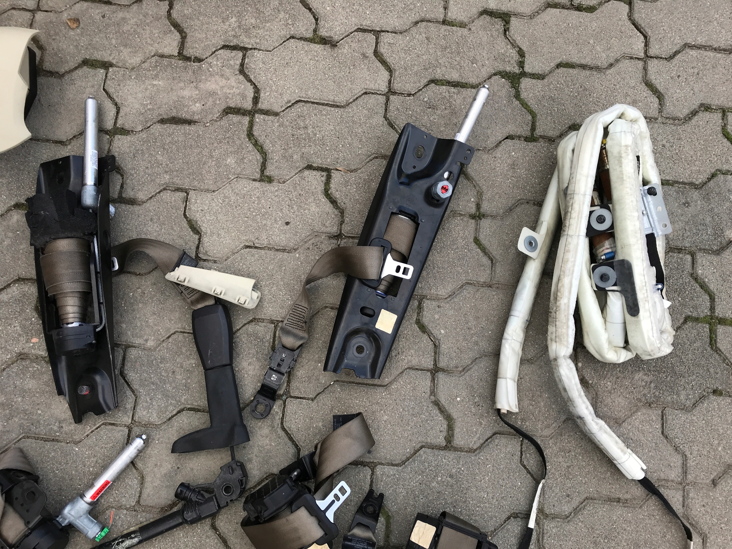 console dashboard tension belts airbag VOLVO S80 II EUROPA