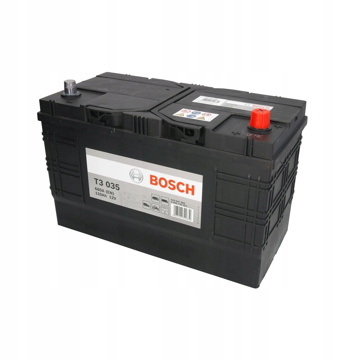 BOSCH Batterie 0 092 T30 351 12V, 680A, 110Ah