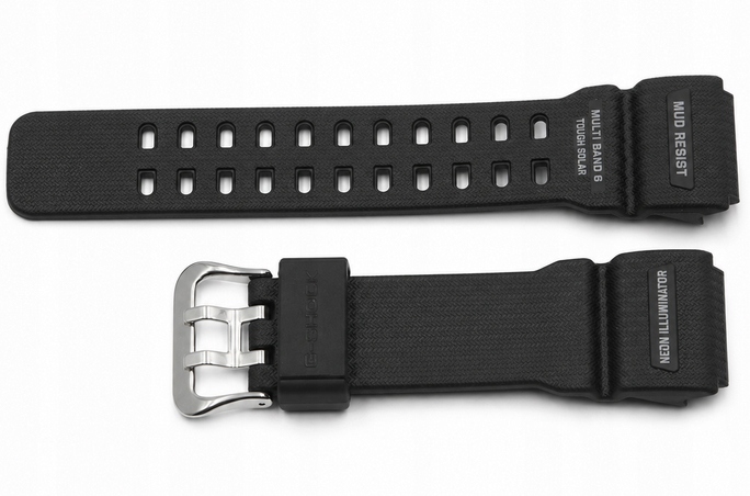 Originální pásek Casio GWG-100, 10696323, černý, gumový