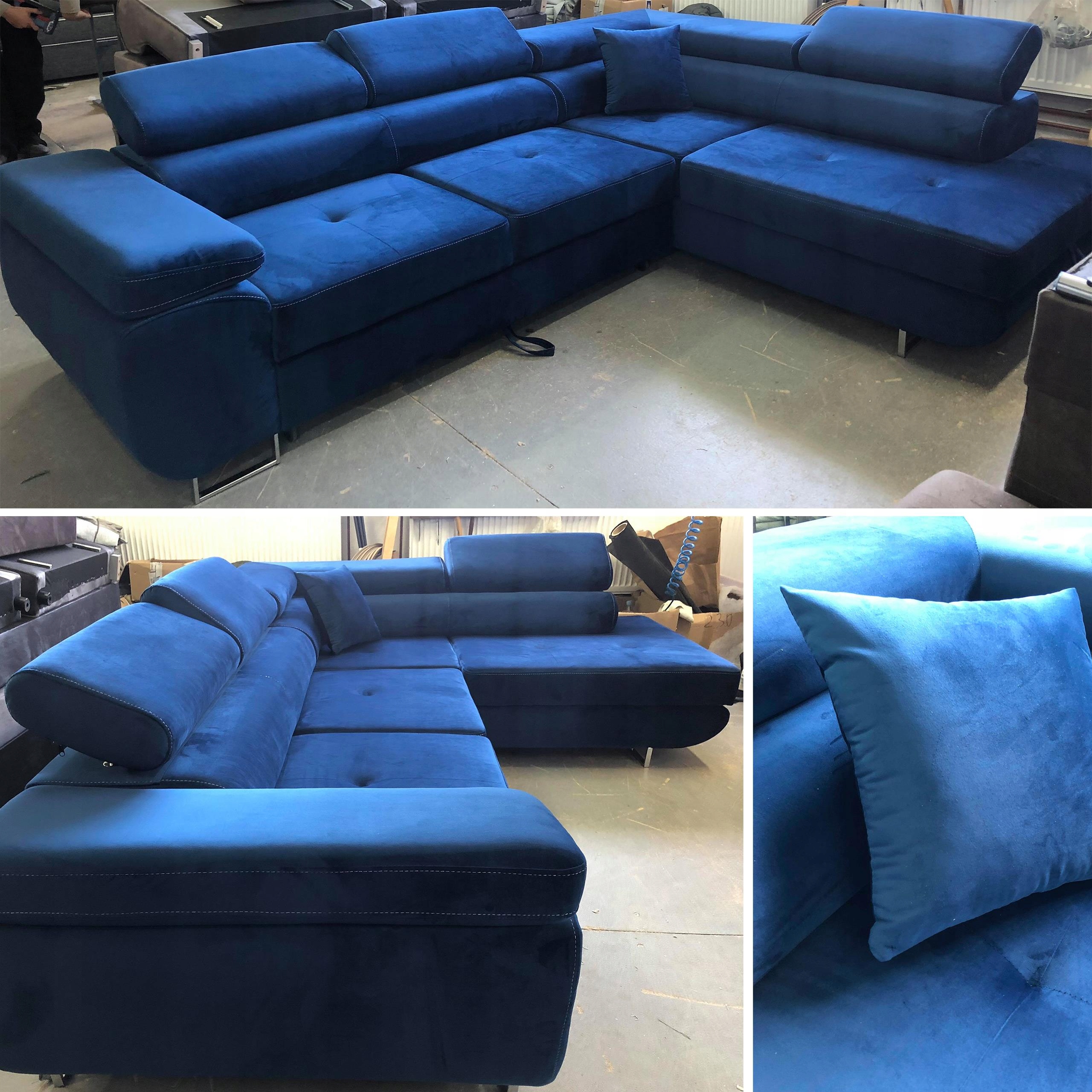 

Narożnik Wild Niebieski z funkcją spania