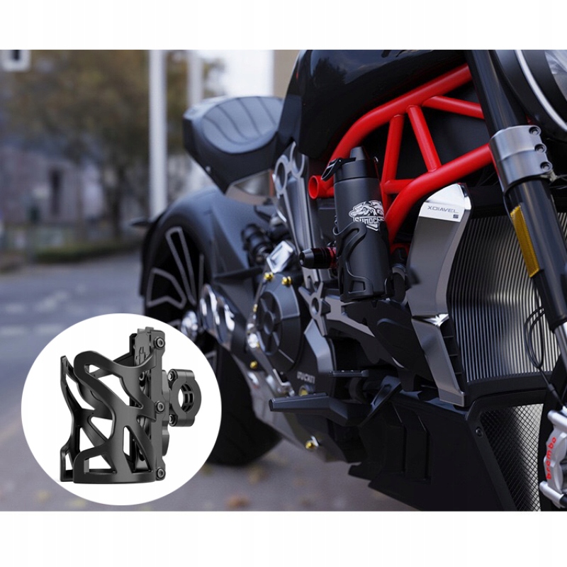 Uchwyt na kubek motocyklowy Rowerowy Stojak na butelkę napoje Woda koszyk Marka inna marka