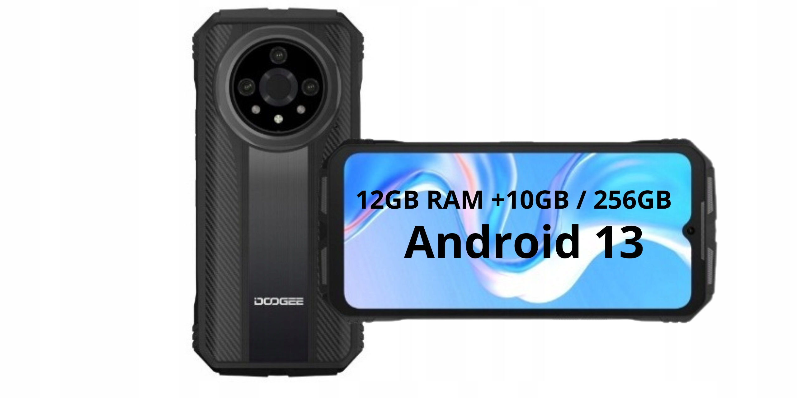 Doogee V31GT Pancerny Telefon 120Hz Dual 5G Smartfon IP68IP69K 10800mAh 66W