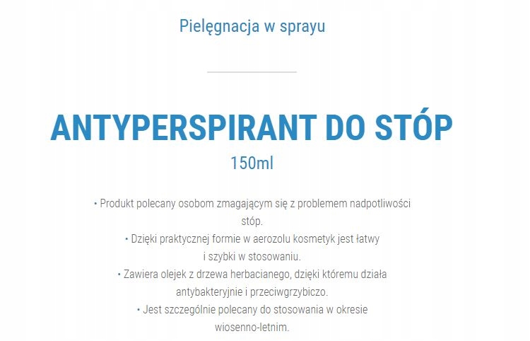 ANTYPERSPIRANT DO STÓP No.36- 150ml Marka No.36