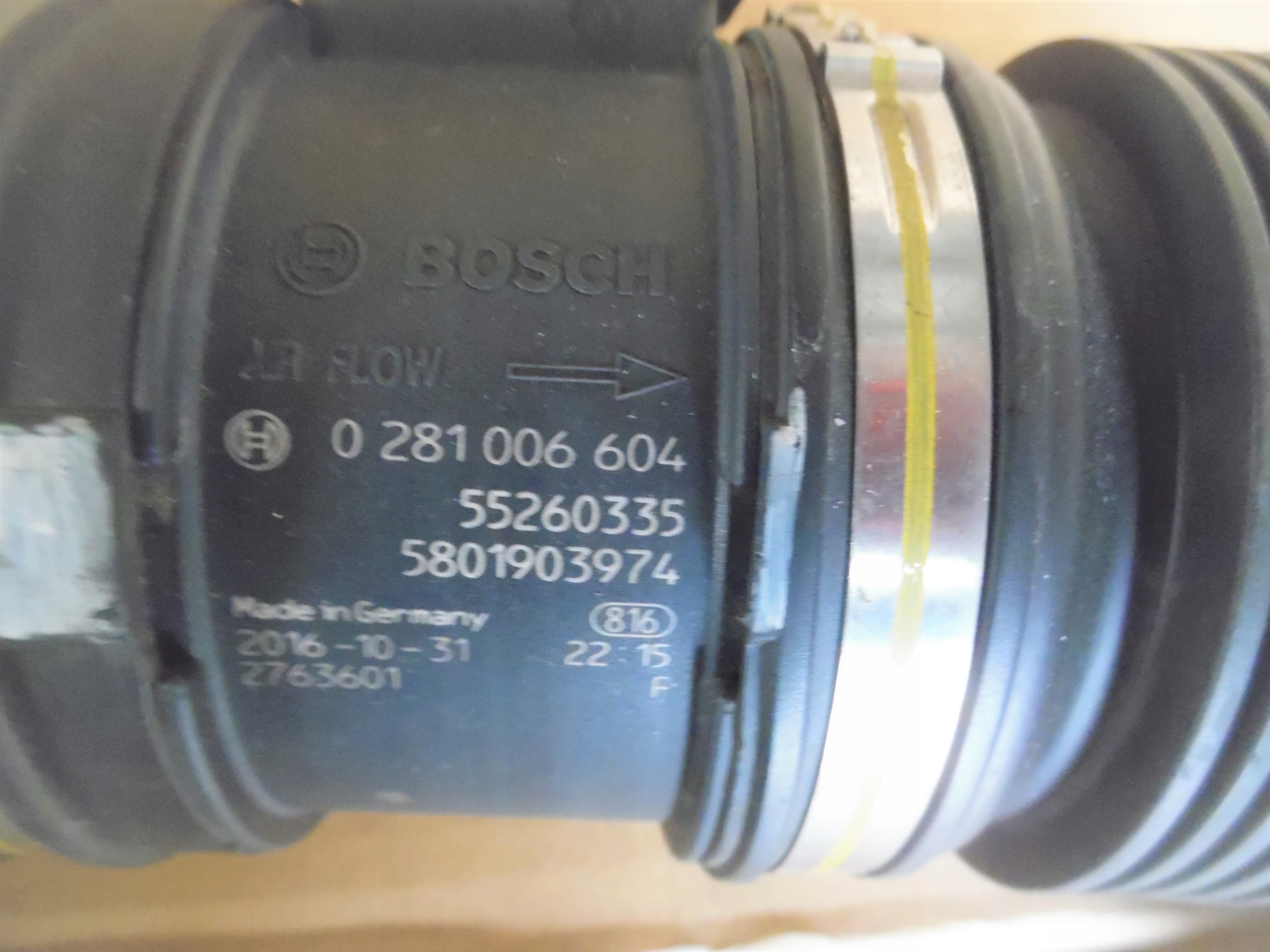 DUCATO 2.3JTD 16- EURO 6 flow meter pipe filter