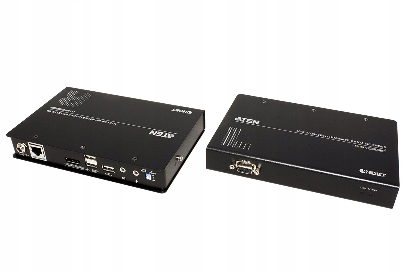 Aten Kvm prodlužovací adaptér (usb, Dp, RS232), 4K, HDBaseT 2.0 (CE920)