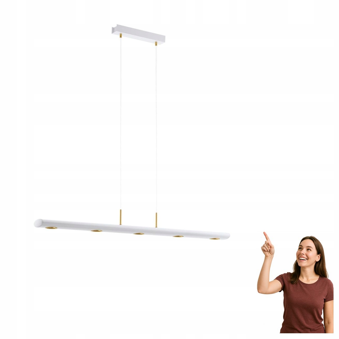 Závesná Led lampa 5x4,6W Canelas 39371 Eglo
