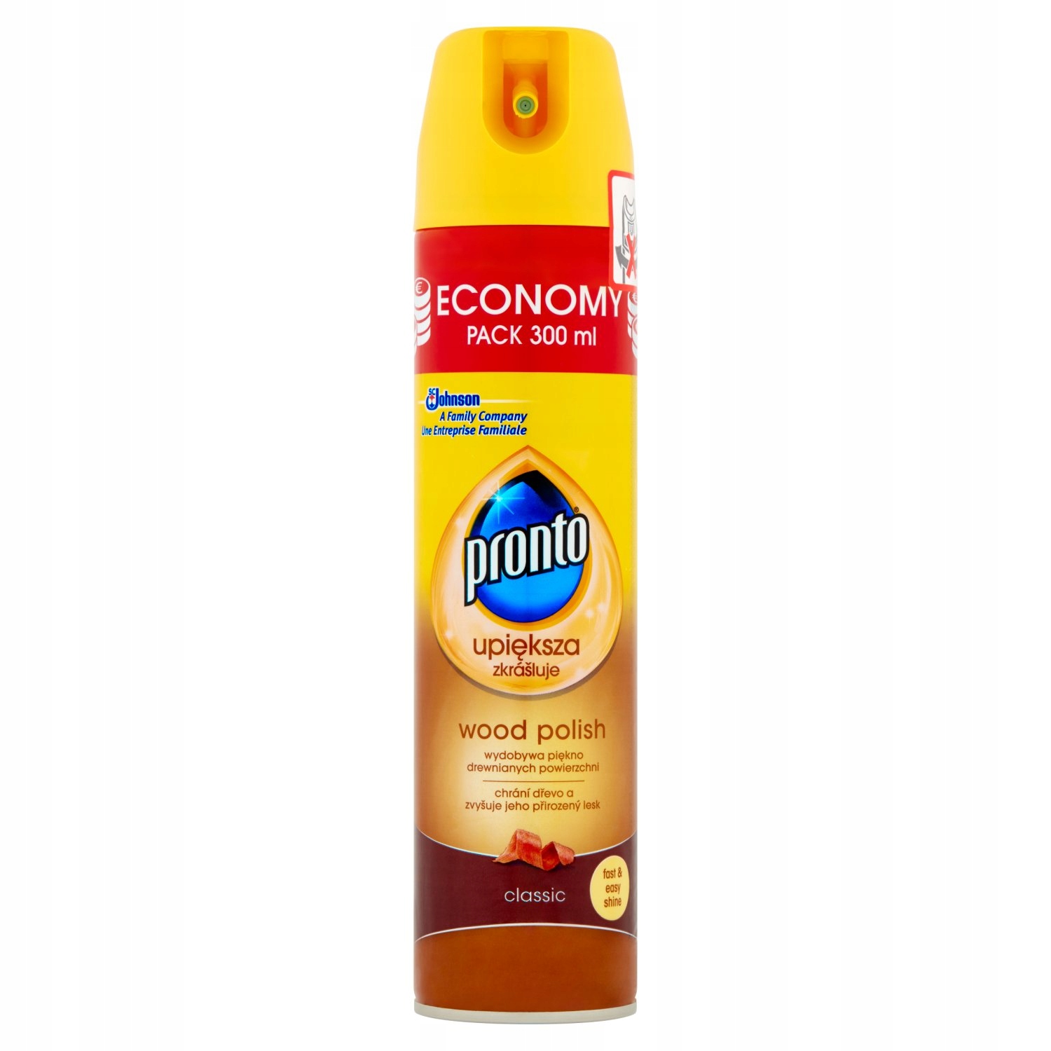 

Pronto Classic aerozol do mebli drewnianych 300ml