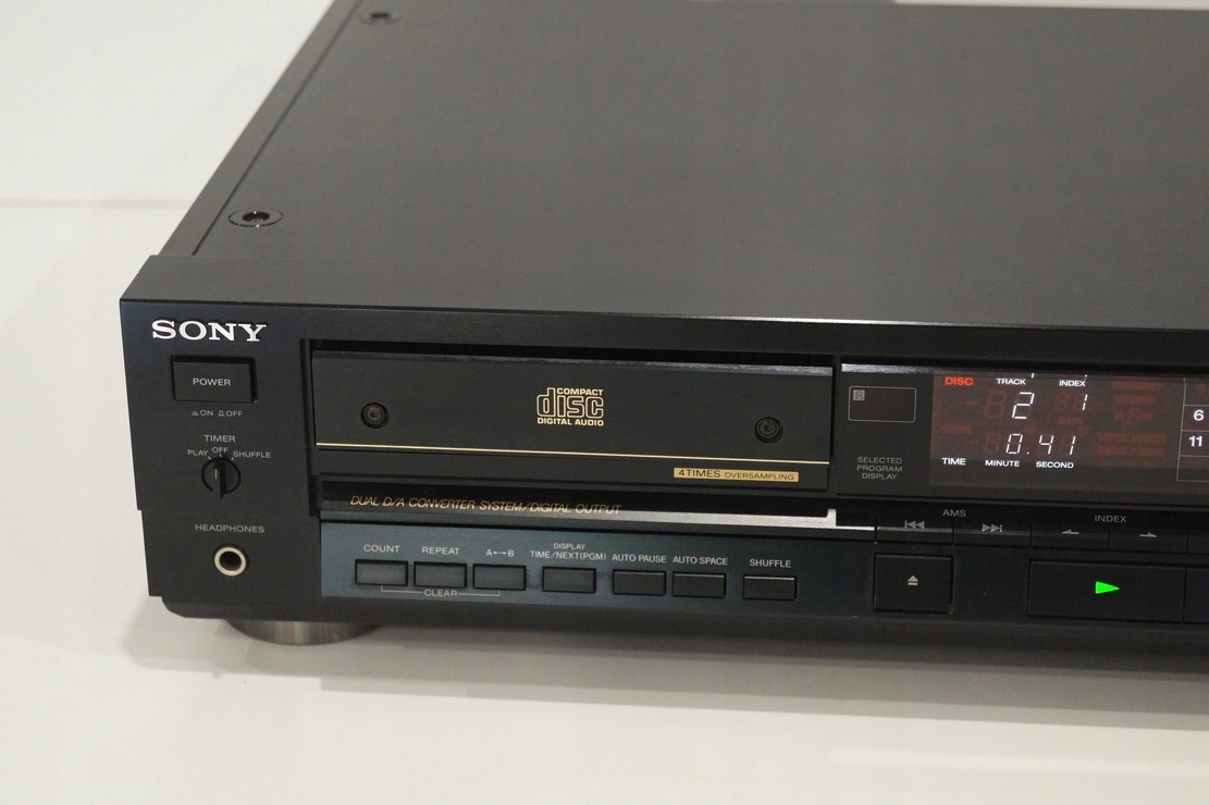 Odtwarzacz Cd Sony Cdp-555Esd Rodzaj jednopłytowy