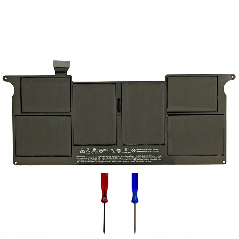 Fabryczna Bateria A1495 Zestaw dla Apple Macbook Air 11 A1465 (2011-2015)