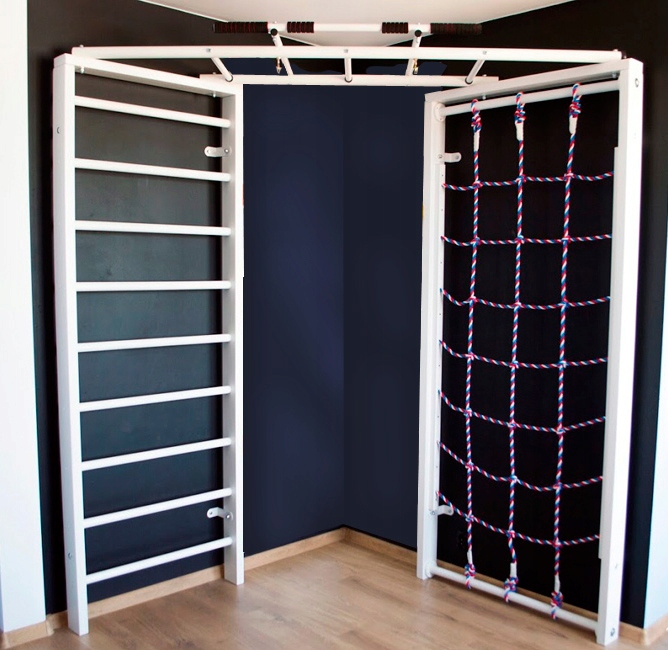 Drabinka gimnastyczna narożna Karussell biała Marka inna