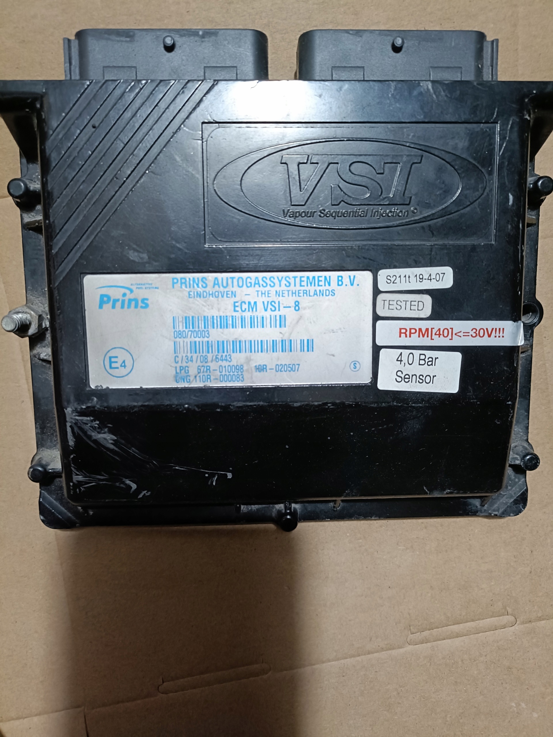 Bedienteil Prins ECM VSI-8