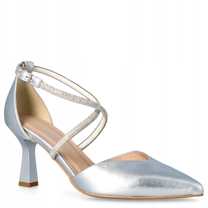 Špendlíky s lesklými proužky Kotyl 3713 Stříbrné 34