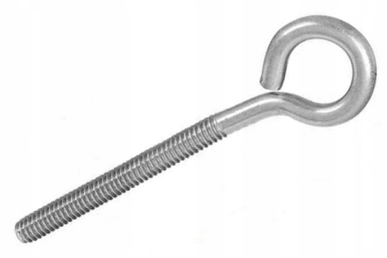 

Śruba oczkowa nagwintowana M8x120mm ocynkowana