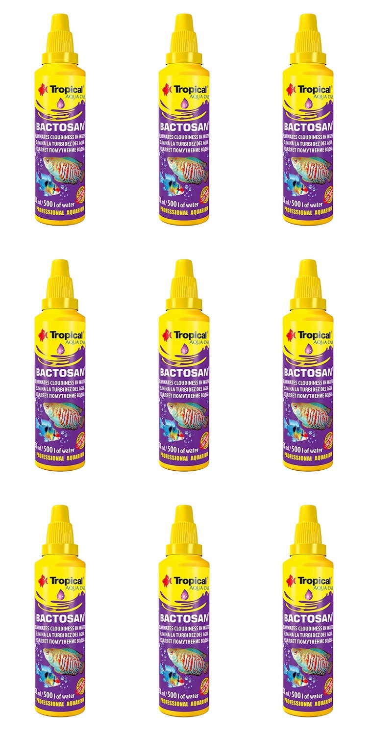 Levně Tropical Bactosan účinně čistí vodu o objemu 9 x 30 ml