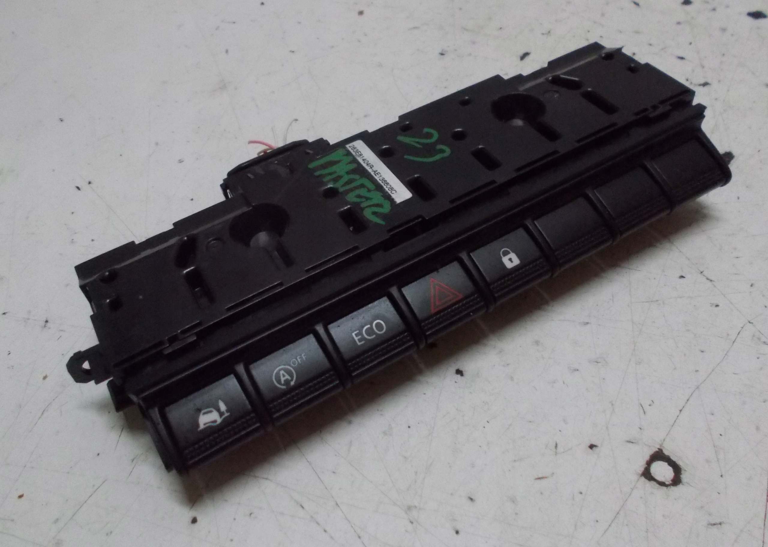 RENAULT MASTER III LIFT control panel switch of the lights of warning lights